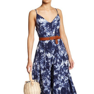 Poof Tie Dye Wide Leg Jumpsuit NWT